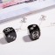Chanel Large Long Earrings with Dice Pendant AB0034 Black 2018