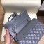 Chanel Classic Flap Medium Bag A1112 Dark Grey in Original Leather with Silver/ Hardware 2018