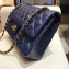 Chanel Classic Flap Medium Bag A1112 Navy Blue in Original Leather with Gold/ Hardware 2018