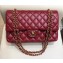 Chanel Classic Flap Medium Bag A1112 Red in Original Leather with Gold/ Hardware 2018