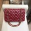 Chanel Classic Flap Medium Bag A1112 Red in Original Leather with Gold/ Hardware 2018