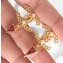 Chanel CC Earrings with Triangle Pendant AB0276 Red 2018