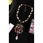 Gucci Crystal Double G Necklace 515830 Aged Gold Finish 2018