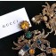 Gucci Crystal Double G Earrings ‎515825 Aged Gold Finish 2018  