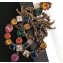 Gucci Crystal Double G Earrings ‎515825 Aged Gold Finish 2018  