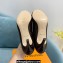 Louis Vuitton Heel 7cm leather and Monogram Bow Popi Pumps Black 2022
