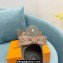 Louis Vuitton Heel 7cm leather and Monogram Bow Popi Pumps Gray 2022