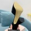Mach & Mach Heel 12.5cm Platform 3cm Satin Sandals Black 2022