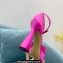 Mach & Mach Heel 12.5cm Platform 3cm Satin Sandals Fuchsia 2022