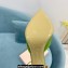 Mach & Mach Heel 12.5cm Platform 3cm Satin Sandals Green 2022