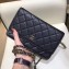 Chanel Caviar Leather Quilting Wallet On Chain WOC Bag Black/Gold