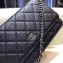Chanel Caviar Leather Quilting Wallet On Chain WOC Bag Black/Silver