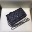 Chanel Caviar Leather Quilting Wallet On Chain WOC Bag Black/Silver