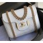 Chanel Grained Calfskin Small Archi Chic Flap Bag A57217 White 2018
