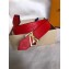 Louis Vuitton Monogram Vernis Leather Belt 30mm Width Red 