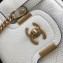 Chanel Grained Calfskin Small Archi Chic Flap Bag A57217 White 2018