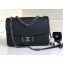 Chanel Grained Calfskin Medium Archi Chic Flap Bag Black 2018