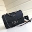 Chanel Grained Calfskin Medium Archi Chic Flap Bag Black 2018
