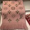 Louis Vuitton Logomania Shine Scarf Pink/Gold 2018