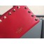 Valentino Rockstud Pocket Bi-Fold Wallet 0605 Red