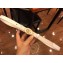 Gucci Leather Belt with Oval Enameled Buckle 20mm Width White 2018
