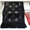 Louis Vuitton Logomania Shine Scarf Black 2018