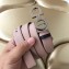 Ferragamo Saffiano Calf Leather Belt 25mm Width Pink