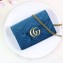 Gucci Velvet GG Marmont Matelassé Chevron Mini Bag 474575 Blue 2017