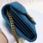 Gucci Velvet GG Marmont Matelassé Chevron Mini Bag 474575 Blue 2017