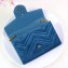 Gucci Velvet GG Marmont Matelassé Chevron Mini Bag 474575 Blue 2017