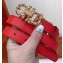 Ferragamo Calfskin Belt 20mm Width Red 2018