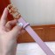 Ferragamo Calfskin Belt 20mm Width Pink 2018