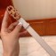 Ferragamo Calfskin Belt 20mm Width White 2018