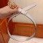 Ferragamo Calfskin Belt 20mm Width White 2018