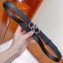 Ferragamo Calfskin Belt 20mm Width Black 2018