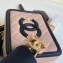 Chanel CC Filigree Grained Vanity Case Mini Bag A93342 Beige/Black