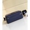Chanel CC Filigree Grained Vanity Case Medium Bag A93343 Navy Blue/Black