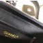 Chanel CC Filigree Grained Vanity Case Medium Bag A93343 Navy Blue/Black