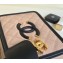 Chanel CC Filigree Grained Vanity Case Medium Bag A93343 Beige/Black