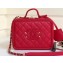 Chanel CC Filigree Grained Vanity Case Medium Bag A93343 Red