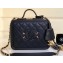 Chanel CC Filigree Grained Vanity Case Medium Bag A93343 Black