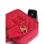 Chanel CC Filigree Grained Vanity Case Medium Bag A93343 Red