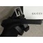 Gucci Width 2.5cm Leather Belt Black with G Buckle 2018
