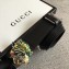 Gucci Width 3cm Leather Belt Black with Tiger Head 2018