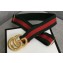 Gucci Green/Red Web Elastic Belt With Torchon Double G Buckle 2018