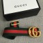 Gucci Green/Red Web Elastic Belt With Torchon Double G Buckle 2018