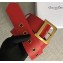 Dior Width 5cm Diorquake Belt Red In Calfskin With D Buckle 2018
