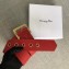 Dior Width 5cm Diorquake Belt Red In Calfskin With D Buckle 2018