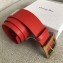Dior Width 5cm Diorquake Belt Red In Calfskin With D Buckle 2018