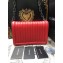 Dolce & Gabbana DG Girls Shoulder Bag In Quilted Nappa Leather Red 2018